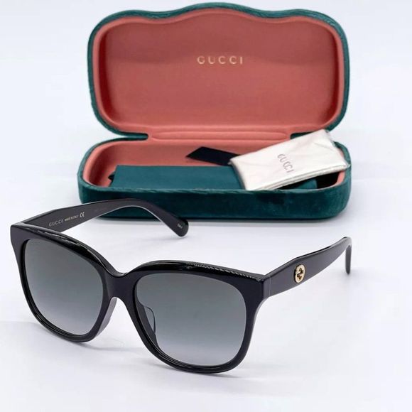 Sale! New Gucci Women\'s 56mm Black Cat Eye Sunglasses! main image 5